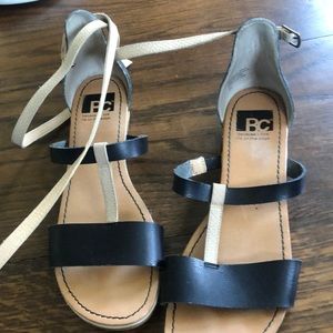Black and Tan sandals by BC
